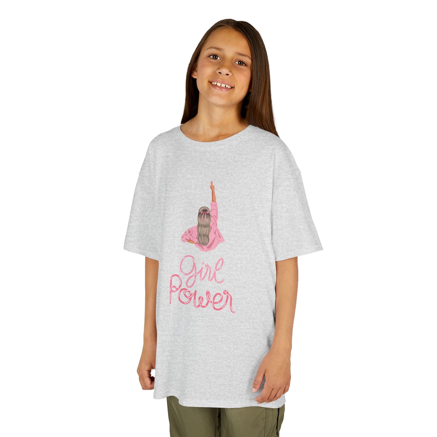 Girl Power Kid Tee, Positive Message T-Shirt, Birthday Gift for Girls, Ballerina Tee, Fun Kids Apparel