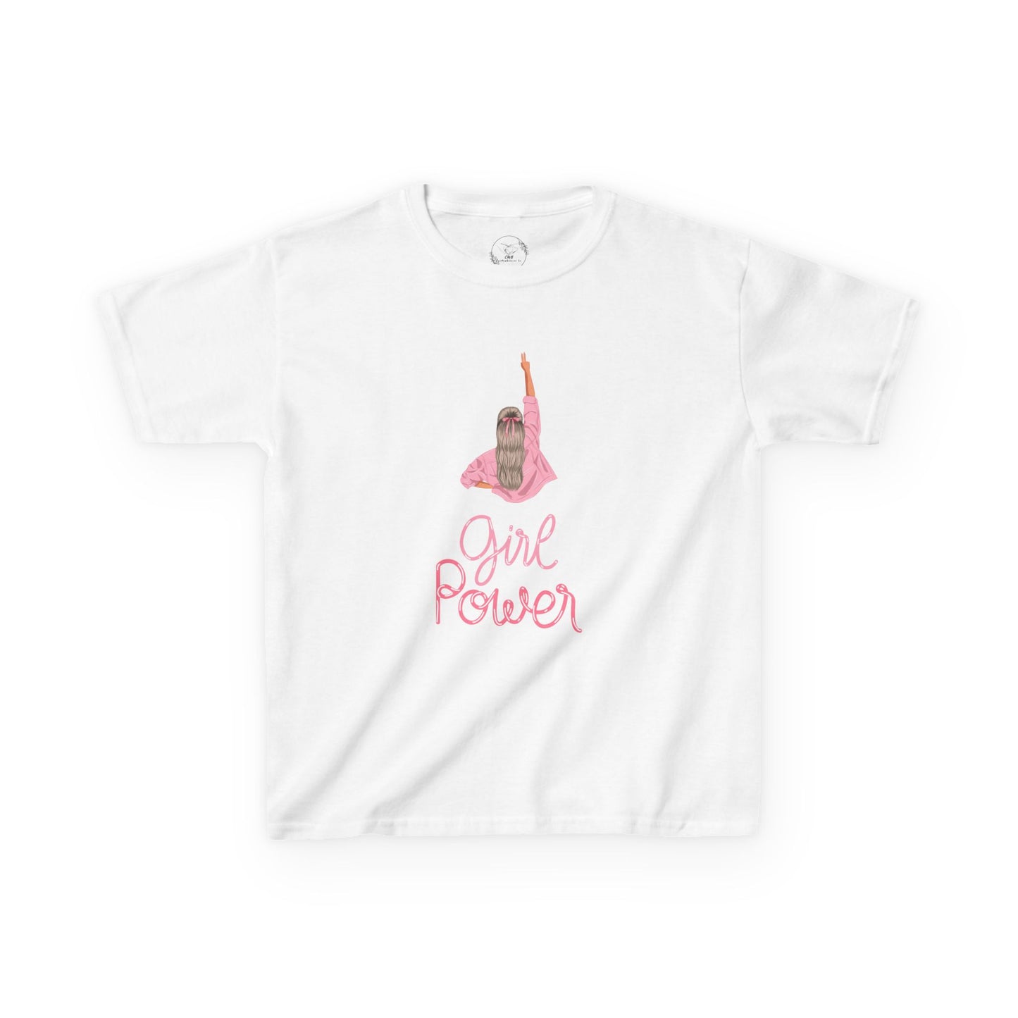 Girl Power Kid Tee, Positive Message T-Shirt, Birthday Gift for Girls, Ballerina Tee, Fun Kids Apparel