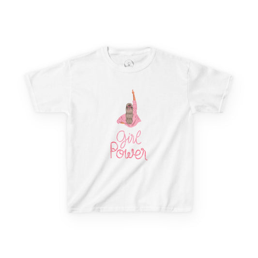 Girl Power Kid Tee, Positive Message T-Shirt, Birthday Gift for Girls, Ballerina Tee, Fun Kids Apparel