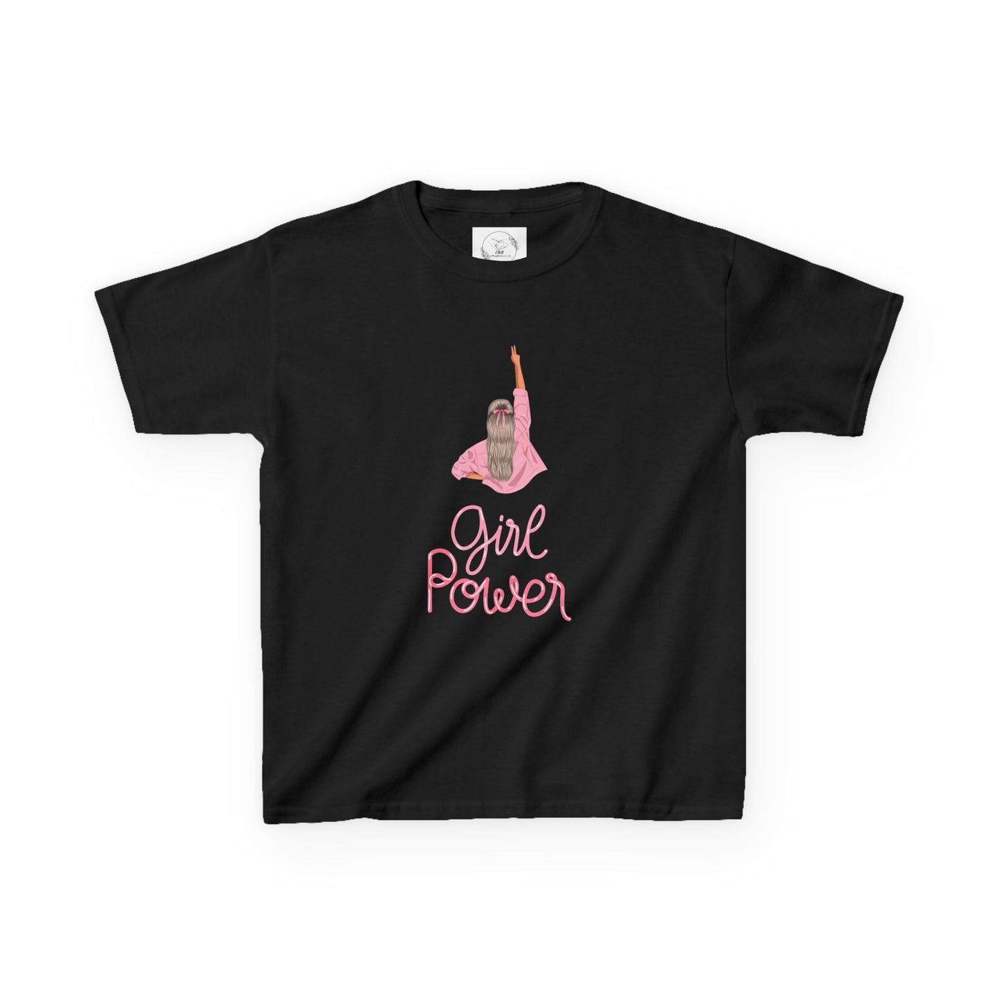 Girl Power Kid Tee, Positive Message T-Shirt, Birthday Gift for Girls, Ballerina Tee, Fun Kids Apparel