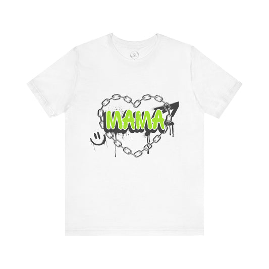 Mama Heart Graphic Tee | Perfect for Mother's Day, Casual Wear, Birthday Gifts, Family Events, Everyday Comfort