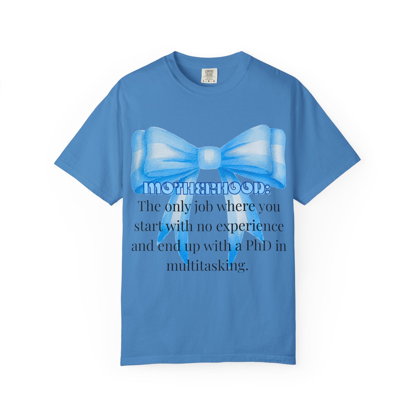 Whimsical Unisex T-shirt with Bow Design - Perfect Gift for Graduates, Funny Quote Top, Casual Wear, Birthday Surprise, Everyday Humor