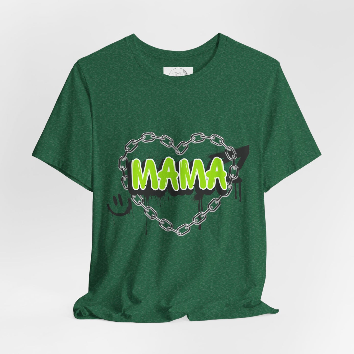Mama Heart Graphic Tee | Perfect for Mother's Day, Casual Wear, Birthday Gifts, Family Events, Everyday Comfort