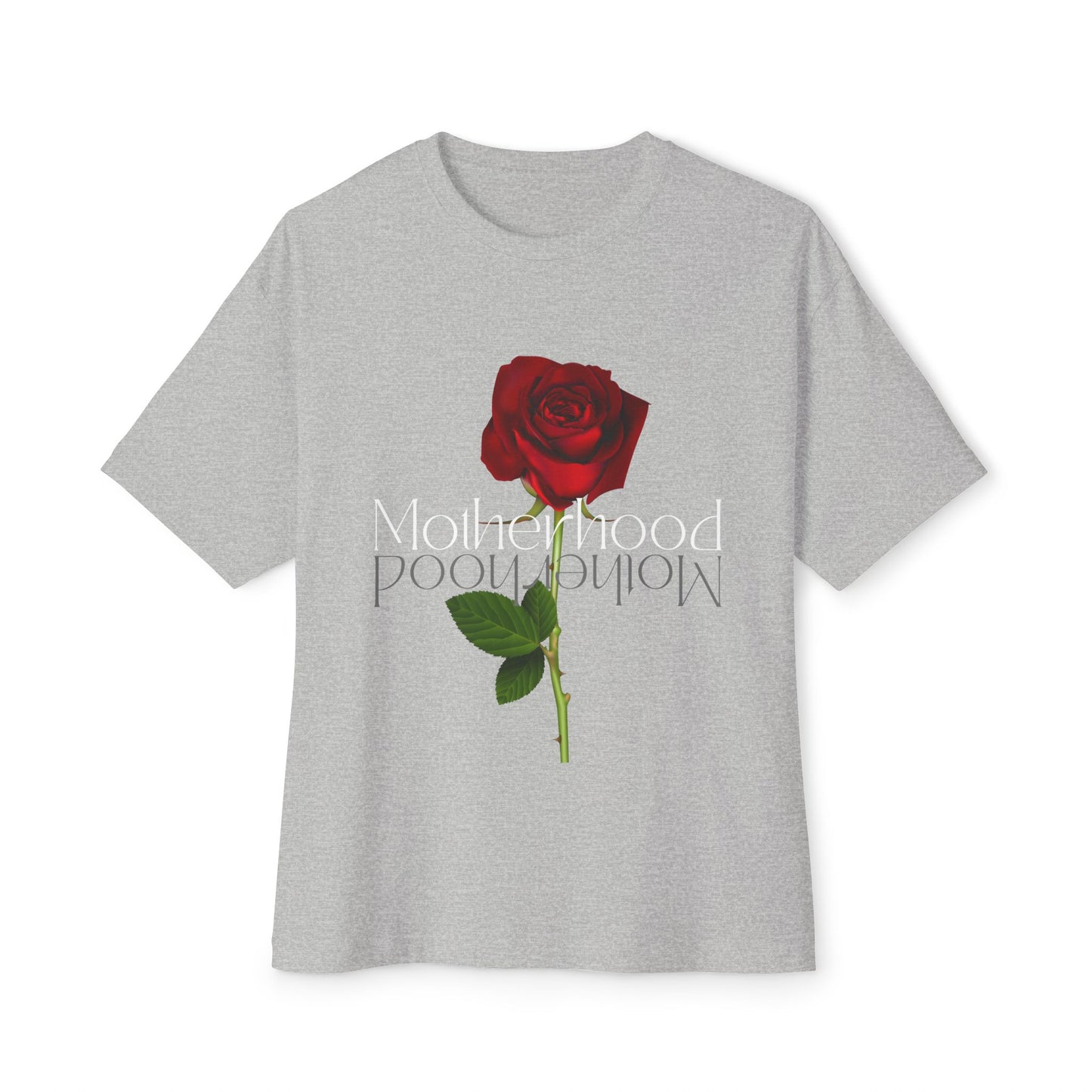 Romantic Rose Oversized Tee, Perfect Gift for Flower Lovers, Casual Streetwear, Summer Style, Ideal for Birthdays and Anniversaries