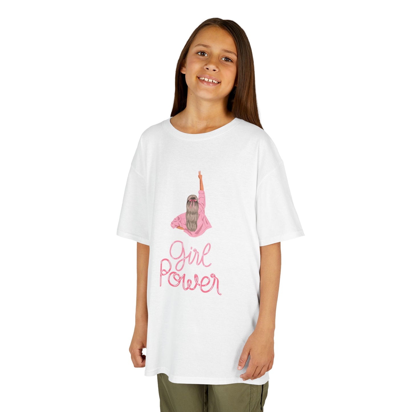 Girl Power Kid Tee, Positive Message T-Shirt, Birthday Gift for Girls, Ballerina Tee, Fun Kids Apparel