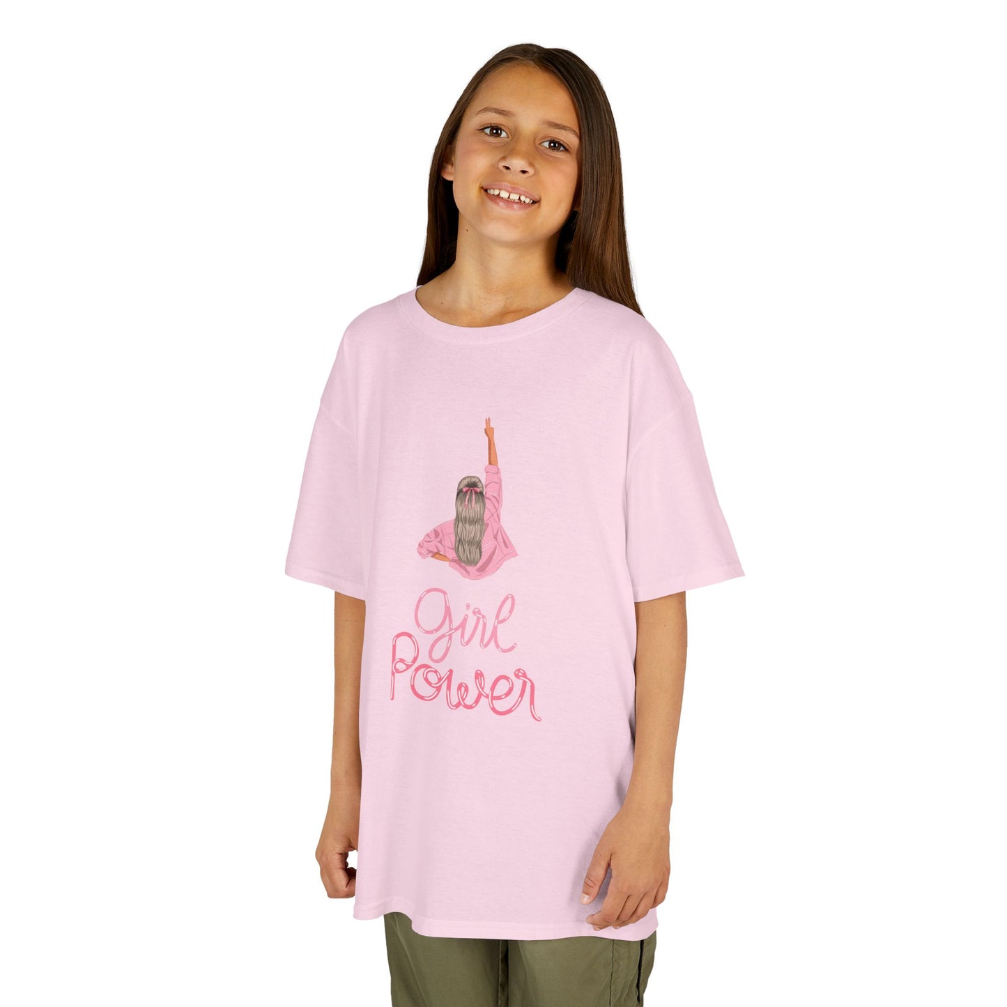 Girl Power Kid Tee, Positive Message T-Shirt, Birthday Gift for Girls, Ballerina Tee, Fun Kids Apparel