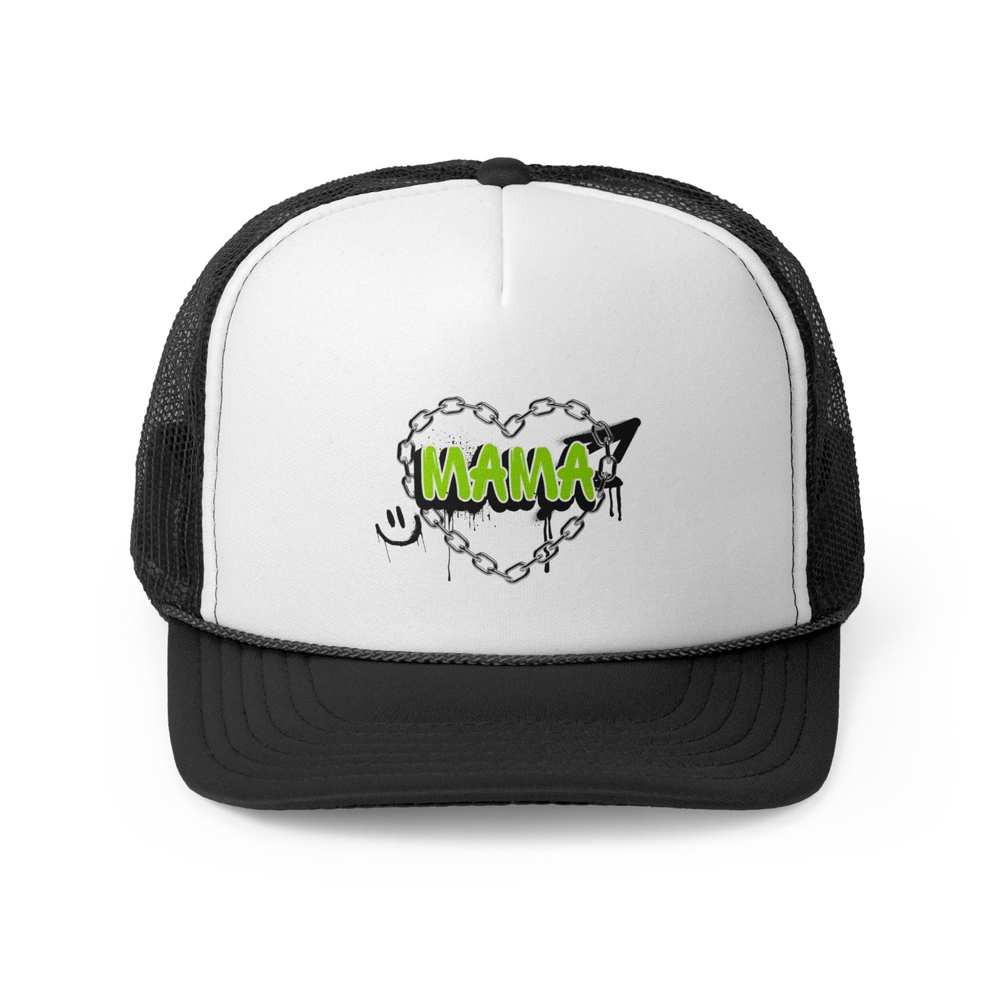 Mama Heart Trucker Cap | Cool Outdoor Hat, Gift for Moms, Personalized Fashion Accessory, Casual Summer Style, Family Events