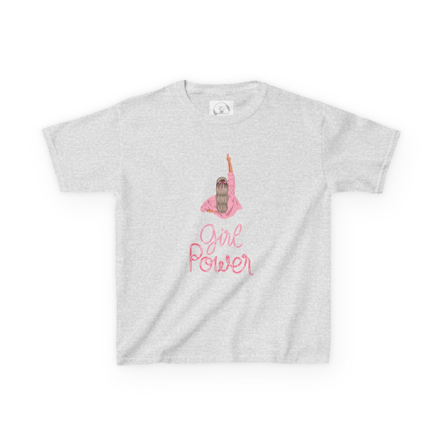 Girl Power Kid Tee, Positive Message T-Shirt, Birthday Gift for Girls, Ballerina Tee, Fun Kids Apparel