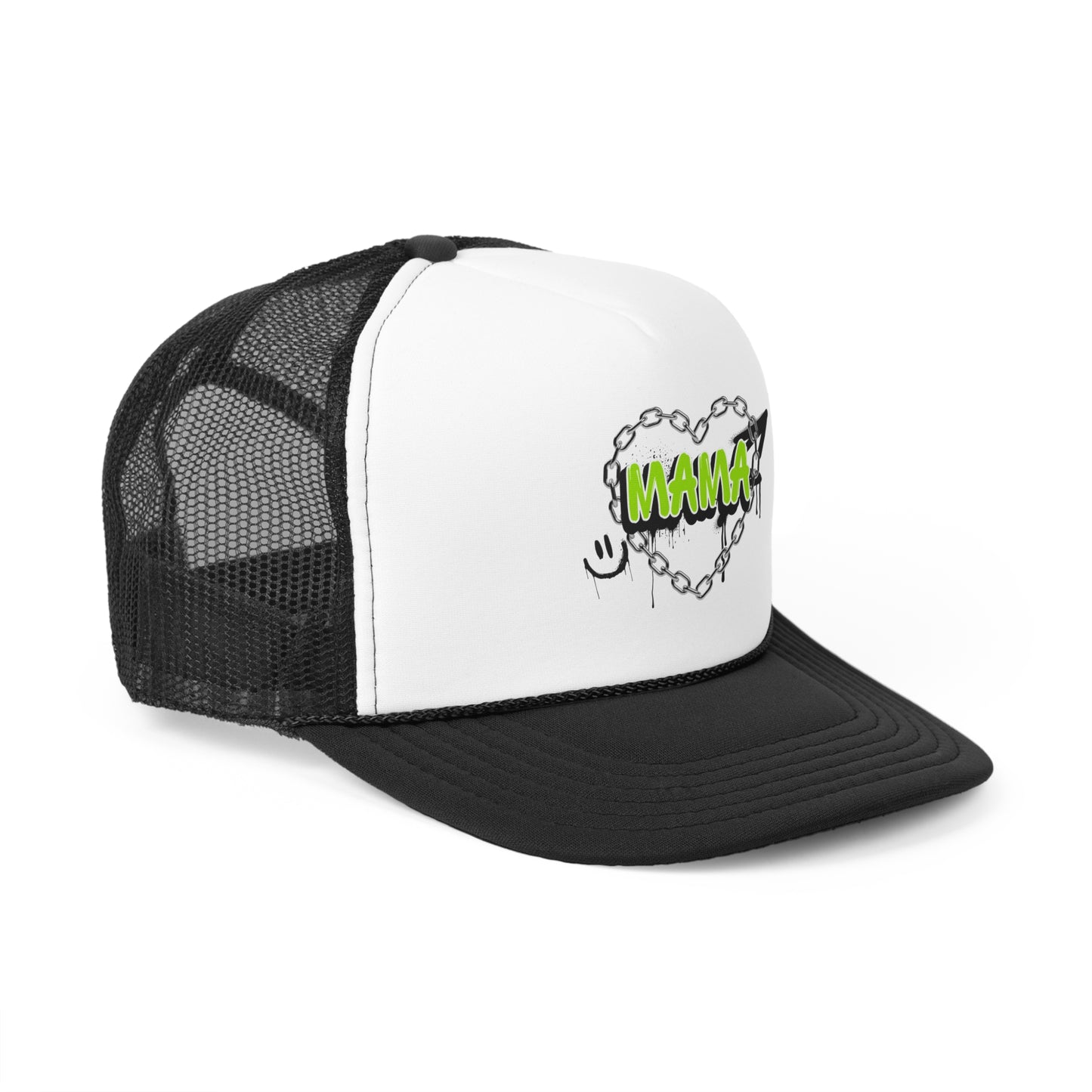 Mama Heart Trucker Cap | Cool Outdoor Hat, Gift for Moms, Personalized Fashion Accessory, Casual Summer Style, Family Events