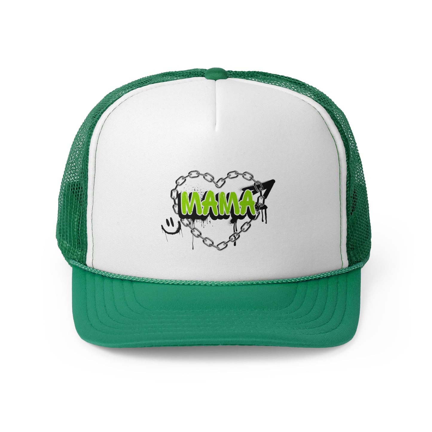 Mama Heart Trucker Cap | Cool Outdoor Hat, Gift for Moms, Personalized Fashion Accessory, Casual Summer Style, Family Events