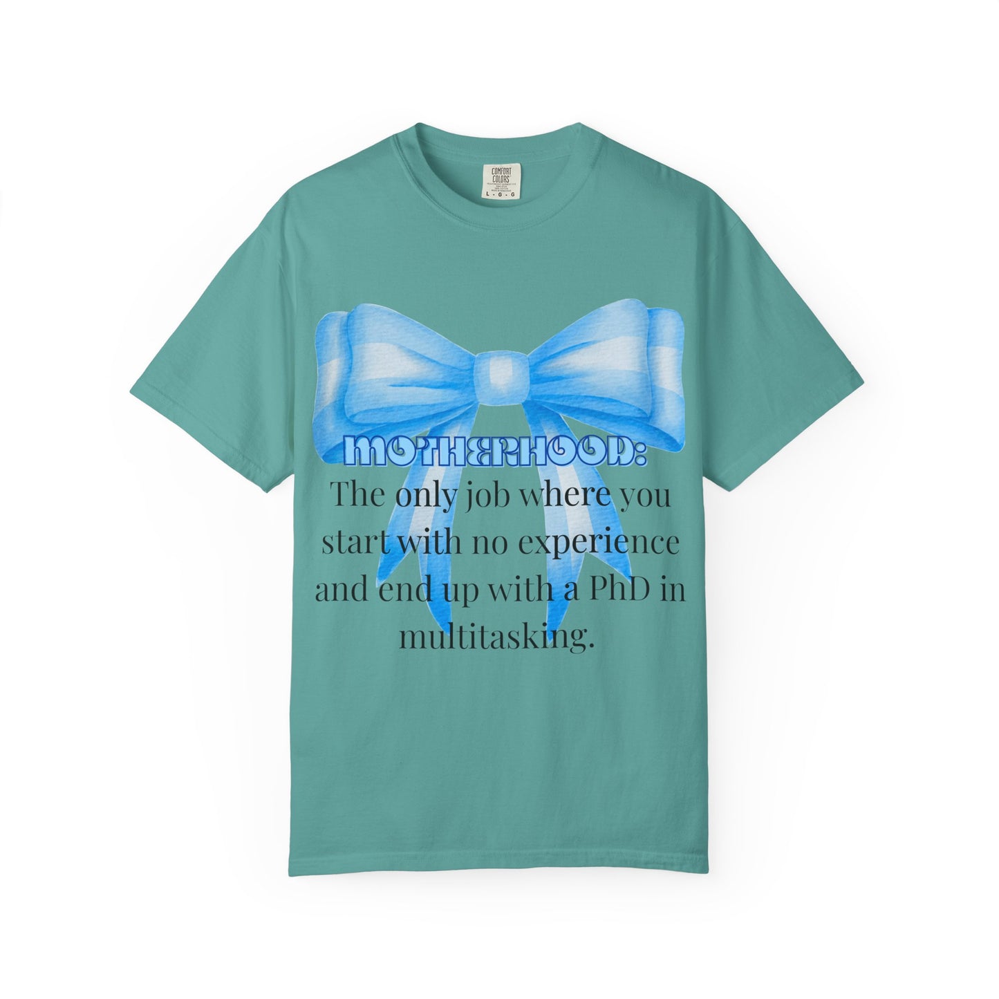 Whimsical Unisex T-shirt with Bow Design - Perfect Gift for Graduates, Funny Quote Top, Casual Wear, Birthday Surprise, Everyday Humor