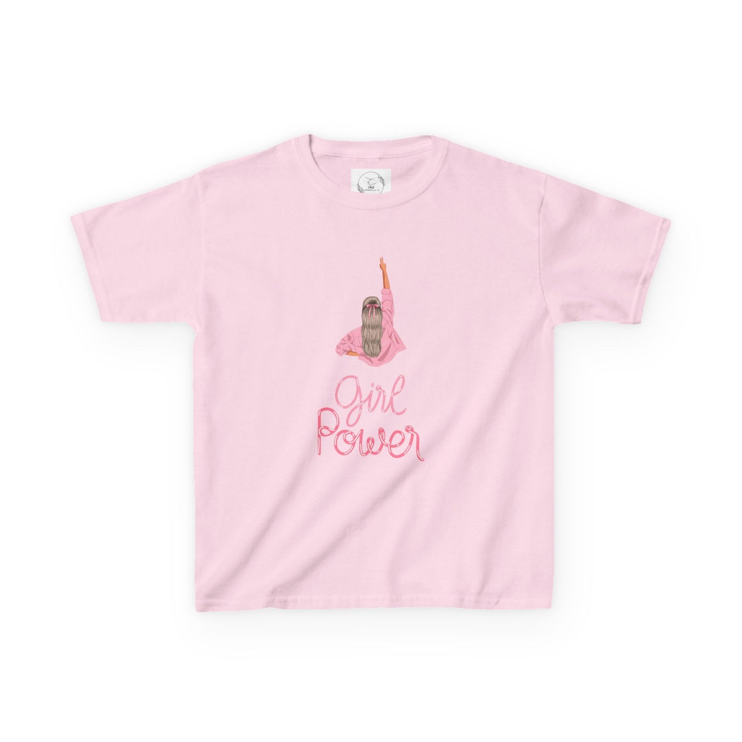 Girl Power Kid Tee, Positive Message T-Shirt, Birthday Gift for Girls, Ballerina Tee, Fun Kids Apparel