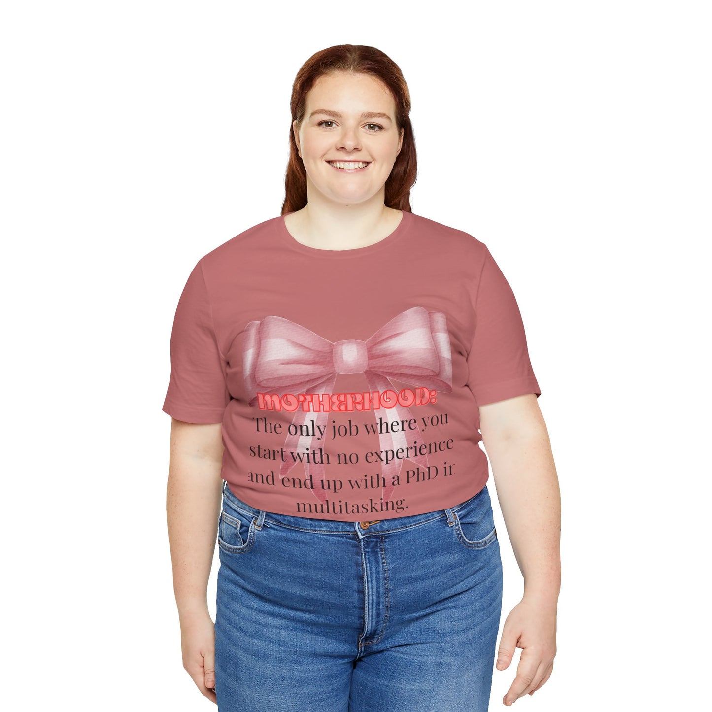 Motherhood Life Unisex Jersey Tee, Funny Parenthood Shirt, Gift for Moms, Casual Everyday Wear, Mother's Day Gift