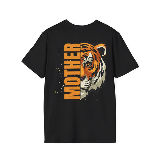 Bold Mother Tiger T-Shirt - Unisex Graphic Tee, Gift for Moms, Animal Lover Apparel, Unique Birthday, Mother's Day, Casual Wear